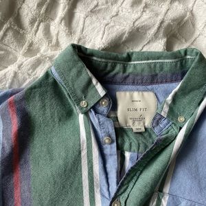 Men’s Striped Button Down